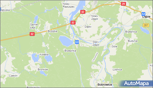 mapa Dychów, Dychów na mapie Targeo