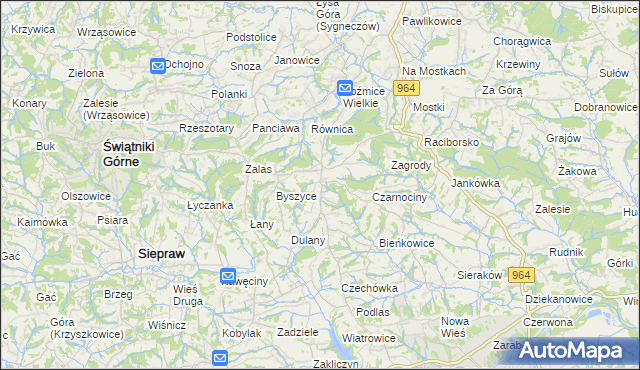 mapa Gorzków gmina Wieliczka, Gorzków gmina Wieliczka na mapie Targeo