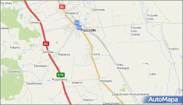 mapa Kolnik, Kolnik na mapie Targeo