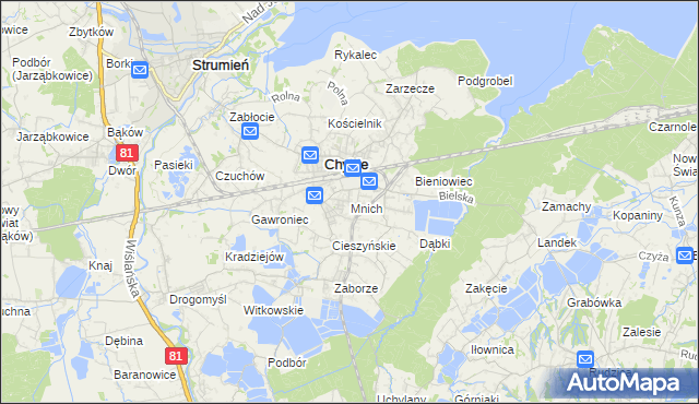 mapa Mnich, Mnich na mapie Targeo