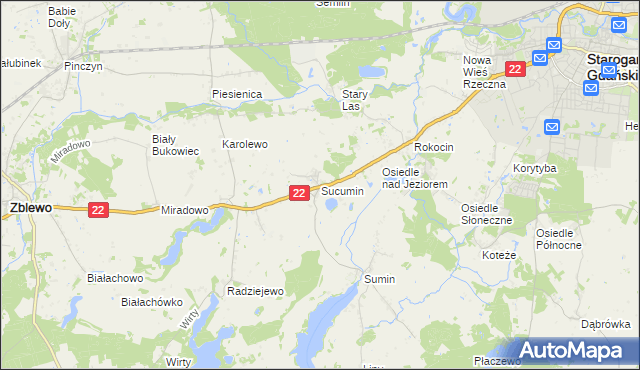 mapa Sucumin, Sucumin na mapie Targeo