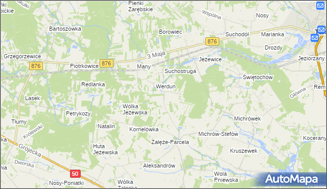 mapa Bystrzanów, Bystrzanów na mapie Targeo