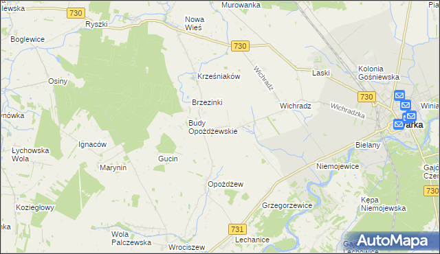 mapa Kazimierków, Kazimierków na mapie Targeo