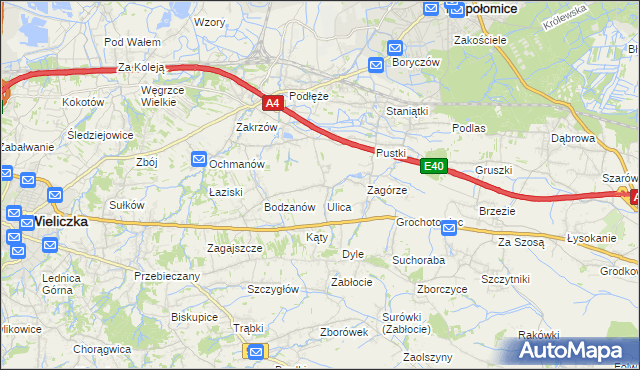 mapa Słomiróg, Słomiróg na mapie Targeo