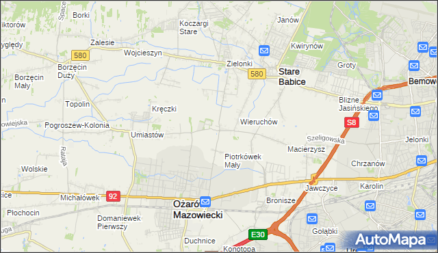 mapa Strzykuły, Strzykuły na mapie Targeo