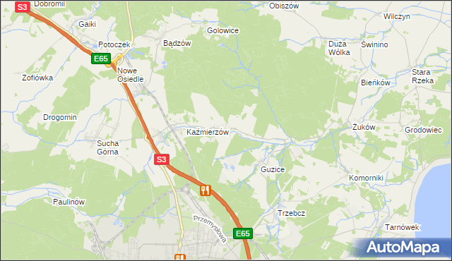 mapa Moskorzyn gmina Polkowice, Moskorzyn gmina Polkowice na mapie Targeo