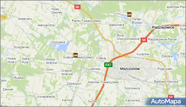 mapa Marków-Świnice, Marków-Świnice na mapie Targeo