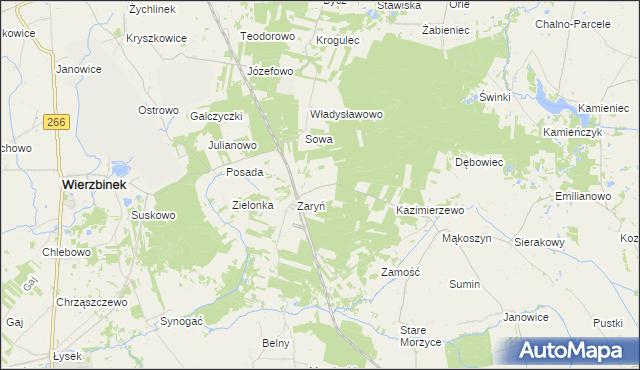 mapa Goczki, Goczki na mapie Targeo