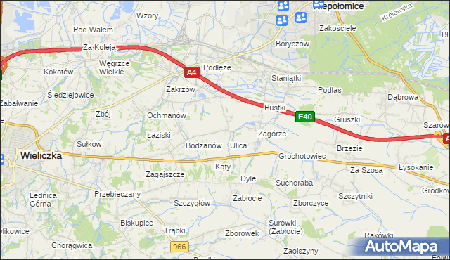 mapa Słomiróg, Słomiróg na mapie Targeo