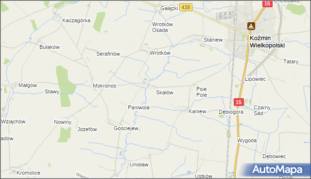 mapa Skałów, Skałów na mapie Targeo