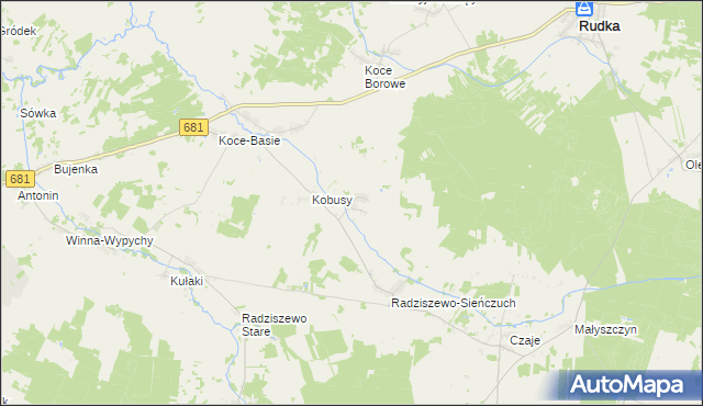 mapa Łempice gmina Ciechanowiec, Łempice gmina Ciechanowiec na mapie Targeo