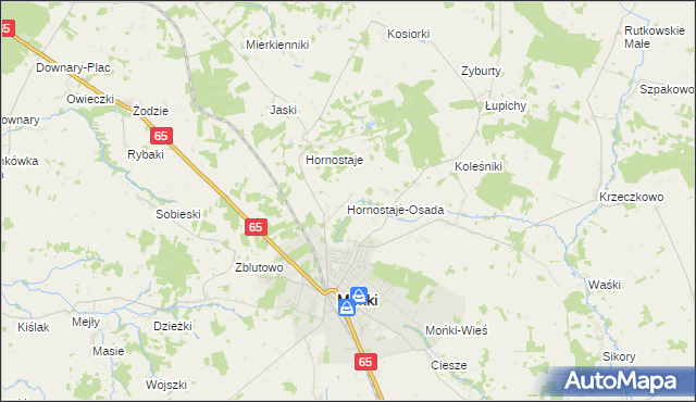 mapa Świerzbienie, Świerzbienie na mapie Targeo