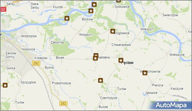 mapa Białołęka, Białołęka na mapie Targeo