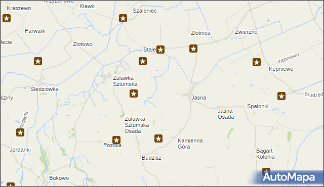 mapa Chartowo gmina Dzierzgoń, Chartowo gmina Dzierzgoń na mapie Targeo