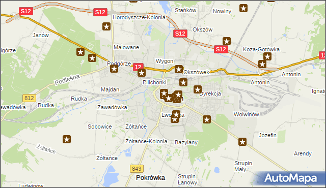 mapa Chełma, Chełm na mapie Targeo