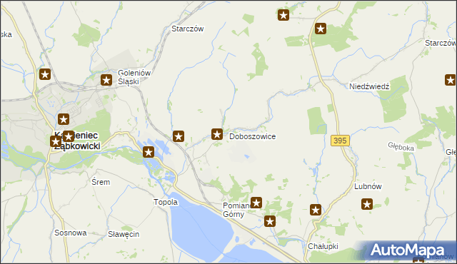 mapa Doboszowice, Doboszowice na mapie Targeo