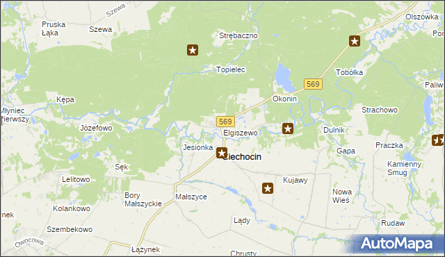 mapa Elgiszewo, Elgiszewo na mapie Targeo