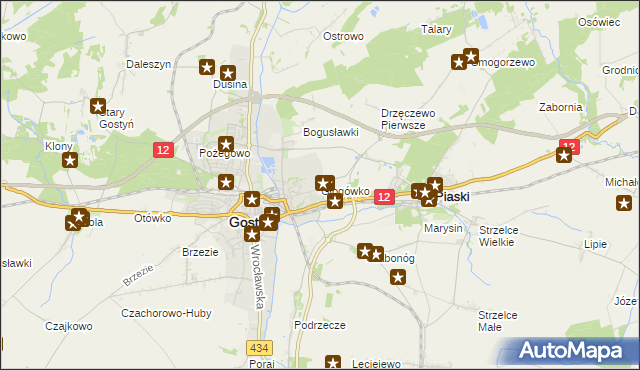 mapa Głogówko gmina Piaski, Głogówko gmina Piaski na mapie Targeo