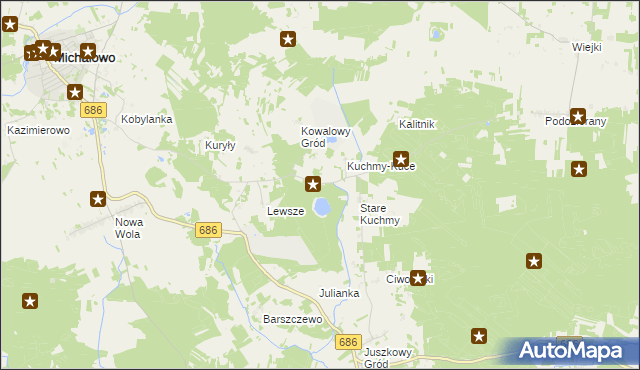 mapa Gorbacze, Gorbacze na mapie Targeo