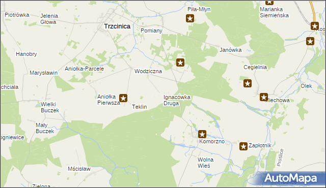 mapa Ignacówka Druga, Ignacówka Druga na mapie Targeo