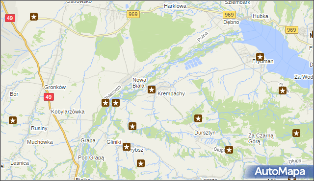 mapa Krempachy, Krempachy na mapie Targeo