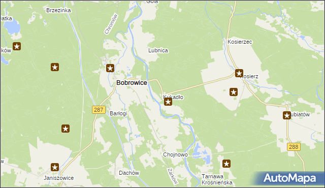 mapa Kukadło, Kukadło na mapie Targeo