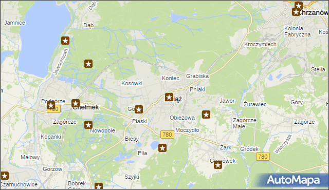 mapa Libiąż, Libiąż na mapie Targeo