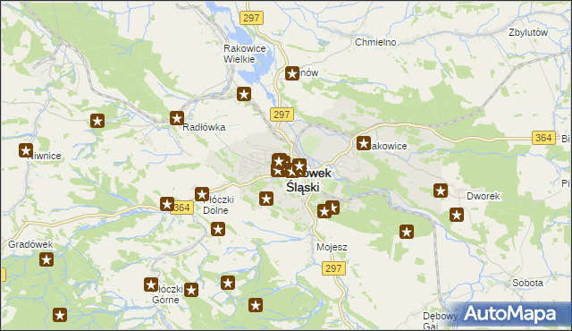 mapa Lwówek Śląski, Lwówek Śląski na mapie Targeo