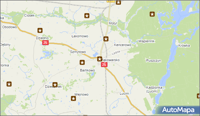 mapa Mąkowarsko, Mąkowarsko na mapie Targeo