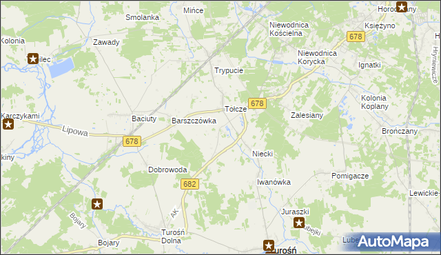mapa Markowszczyzna, Markowszczyzna na mapie Targeo