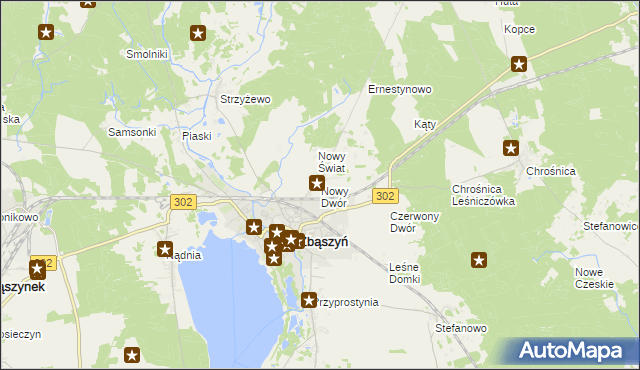 mapa Nowy Dwór gmina Zbąszyń, Nowy Dwór gmina Zbąszyń na mapie Targeo