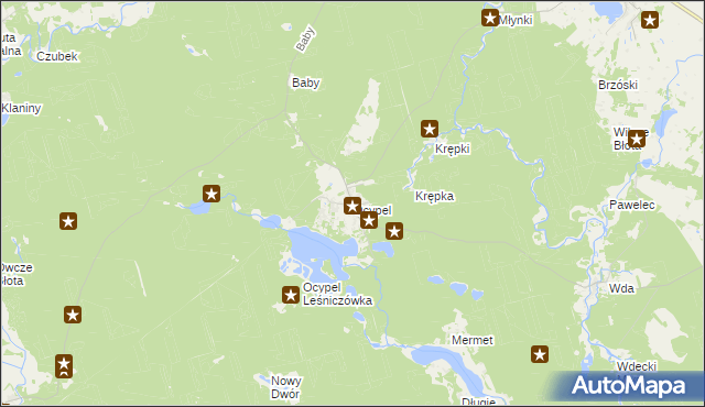mapa Ocypel, Ocypel na mapie Targeo