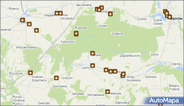 mapa Ofiara, Ofiara na mapie Targeo