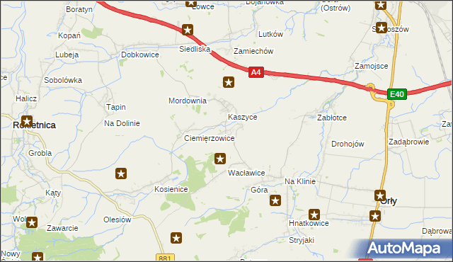 mapa Olszynka gmina Orły, Olszynka gmina Orły na mapie Targeo
