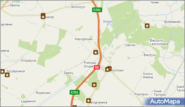 mapa Piotrowo Pierwsze, Piotrowo Pierwsze na mapie Targeo