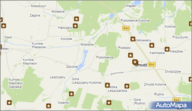 mapa Pobołowice, Pobołowice na mapie Targeo