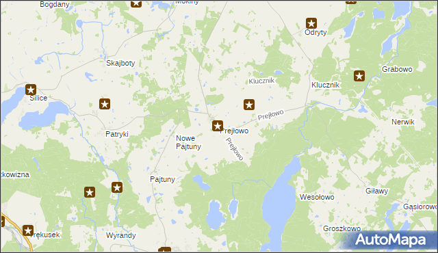 mapa Prejłowo, Prejłowo na mapie Targeo