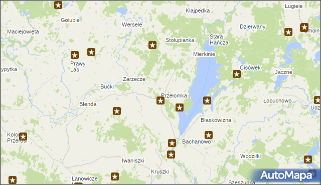 mapa Przełomka, Przełomka na mapie Targeo