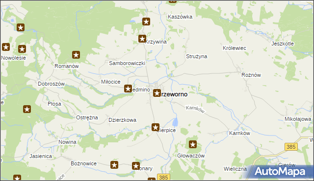 mapa Przeworno, Przeworno na mapie Targeo