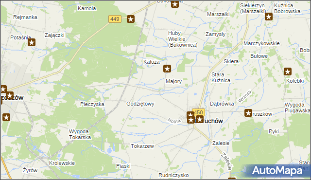 mapa Przytocznica, Przytocznica na mapie Targeo