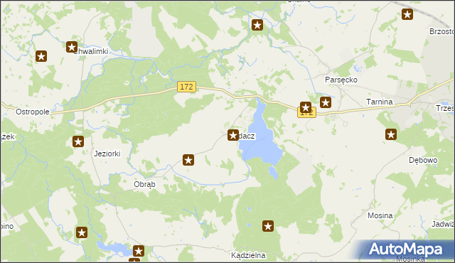 mapa Radacz, Radacz na mapie Targeo