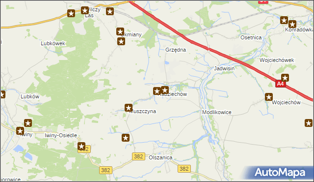 mapa Radziechów, Radziechów na mapie Targeo