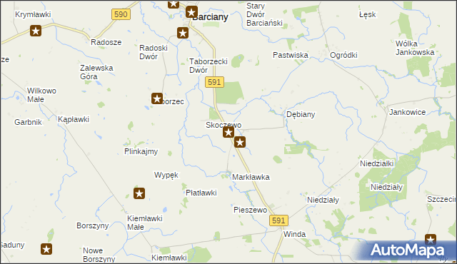 mapa Rodele, Rodele na mapie Targeo