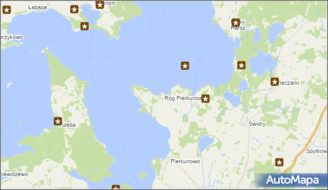 mapa Róg Pierkunowski, Róg Pierkunowski na mapie Targeo