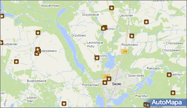 mapa Rościnno, Rościnno na mapie Targeo