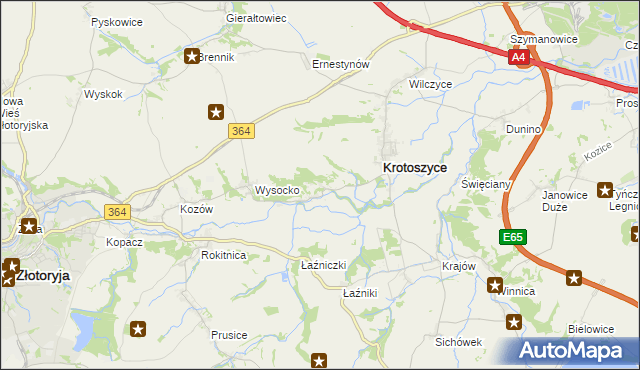mapa Rzymówka, Rzymówka na mapie Targeo