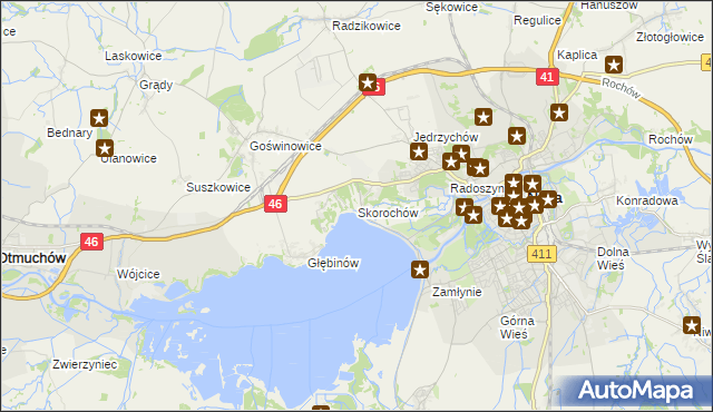 mapa Skorochów, Skorochów na mapie Targeo