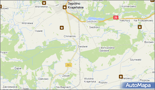 mapa Świdwie, Świdwie na mapie Targeo