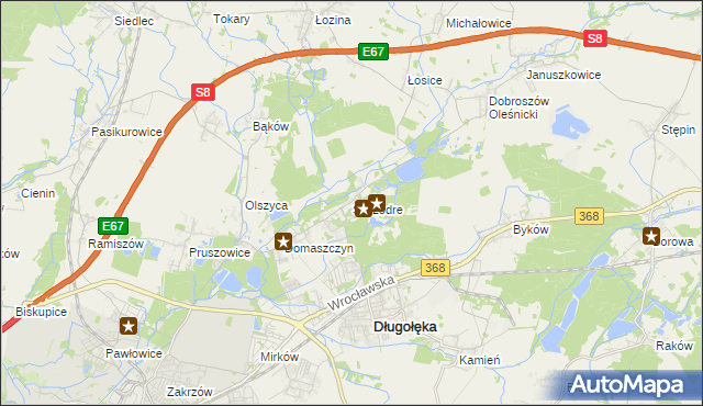 mapa Szczodre, Szczodre na mapie Targeo