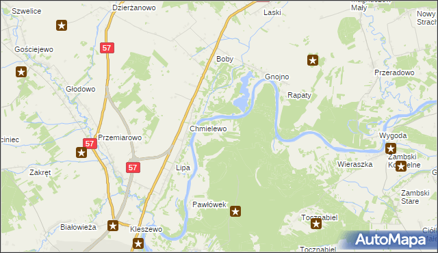 mapa Szygówek, Szygówek na mapie Targeo